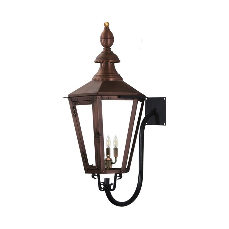 Red Barrel Studio® Eagar 36.75" PlugIn Outdoor Lantern with Electric